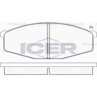 Set placute frână ICER 140347 imaginea #2 — magazin online Desire.md