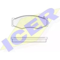 Комплект тормозных колодок ICER 140526 фото №3 — интернет-магазин Desire.md