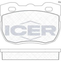 Set placute frână ICER 140800 imaginea #2 — magazin online Desire.md