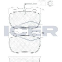 Set placute frână ICER 140839 imaginea #2 — magazin online Desire.md