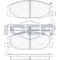 Set placute frână ICER 140854 imaginea #2 — magazin online Desire.md