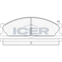 Set placute frână ICER 140884 imaginea #2 — magazin online Desire.md