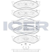 Set placute frână ICER 140968 imaginea #2 — magazin online Desire.md