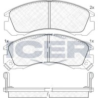 Set placute frână ICER 140979 imaginea #2 — magazin online Desire.md
