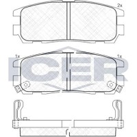 Комплект тормозных колодок ICER 140991 фото №2 — интернет-магазин Desire.md