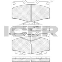 Set placute frână ICER 141025 imaginea #2 — magazin online Desire.md