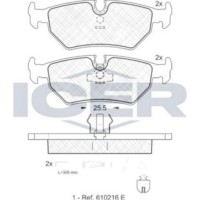 Set placute frână ICER 141087 imaginea #2 — magazin online Desire.md