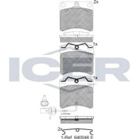 Set placute frână ICER 141321 imaginea #2 — magazin online Desire.md