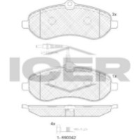 Set placute frână ICER 141802 imaginea #2 — magazin online Desire.md