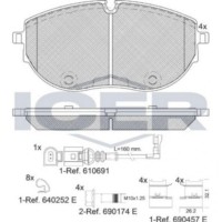 Set placute frână ICER 142401 imaginea #2 — magazin online Desire.md