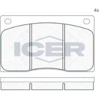 Комплект тормозных колодок ICER 180234 фото №2 — интернет-магазин Desire.md