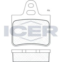 Set placute frână ICER 180292 imaginea #2 — magazin online Desire.md