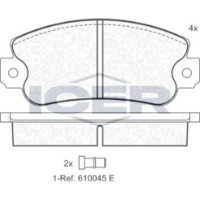 Комплект тормозных колодок ICER 180418 фото №2 — интернет-магазин Desire.md