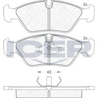 Комплект тормозных колодок ICER 180423 фото №2 — интернет-магазин Desire.md