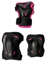 Protecție role Rollerblade Skate Gear Junior 3 Pack XXXS Black/Pink (069P03007Y9) imaginea #7 — magazin online Desire.md