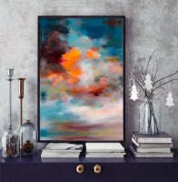 Pictură ArtShop Blue Abstract 60x90cm (PA5-LL)