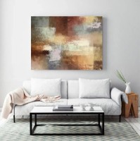 Pictură ArtShop Brown Abstract 75x50cm (PA24-M-PL)