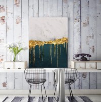 Pictură ArtShop Contrasting Colors & Dripping Gold 60x90cm (PA45-P-L)