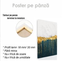 Pictură ArtShop Contrasting Colors & Dripping Gold 60x90cm (PA45-P-L) imaginea #2 — magazin online Desire.md