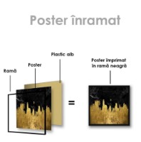 Pictură ArtShop Golden Black Metal 100x100cm (PA48-LL) imaginea #2 — magazin online Desire.md