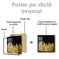 Pictură ArtShop Golden Black Metal 40x40cm (PA48-XL) imaginea #2 — magazin online Desire.md
