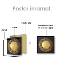 Pictură ArtShop Golden Circle 80x80cm (PA66-M-L) imaginea #2 — magazin online Desire.md