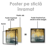 Pictură ArtShop Golden Gray Metal 40x40cm (PA47-XL) imaginea #2 — magazin online Desire.md
