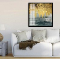 Pictură ArtShop Golden Gray Metal 80x80cm (PA47-M)