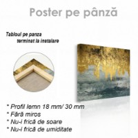 Pictură ArtShop Golden Gray Metal 80x80cm (PA47-M-PL) imaginea #2 — magazin online Desire.md
