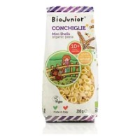 Paste pentru copii BioJunior Organic Conchiglie 200g