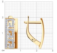 Серьги SOLOVOV JEWELRY 0200218 фото №2 — интернет-магазин Desire.md