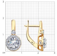 Серьги SOLOVOV JEWELRY 0200405 фото №3 — интернет-магазин Desire.md