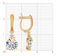 Серьги SOLOVOV JEWELRY 026760 фото №2 — интернет-магазин Desire.md