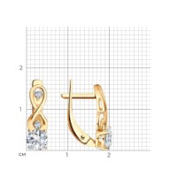 Серьги SOLOVOV JEWELRY 027147 фото №2 — интернет-магазин Desire.md