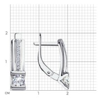 Серьги SOLOVOV JEWELRY 028404-3 фото №2 — интернет-магазин Desire.md