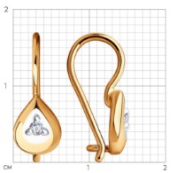 Cercei SOLOVOV JEWELRY 028531 imaginea #4 — magazin online Desire.md