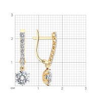 Серьги SOLOVOV JEWELRY 029971 фото №2 — интернет-магазин Desire.md