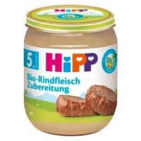 Piure pentru bebeluși HiPP Veal 125g (6010)