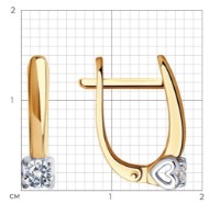 Cercei SOLOVOV JEWELRY 1021829 imaginea #3 — magazin online Desire.md