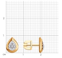 Серьги SOLOVOV JEWELRY 1022261 фото №4 — интернет-магазин Desire.md