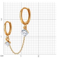 Cercei SOLOVOV JEWELRY 170065 1,11 imaginea #2 — magazin online Desire.md