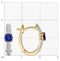 Cercei SOLOVOV JEWELRY 2021071 imaginea #4 — magazin online Desire.md