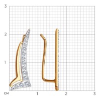 Серьги SOLOVOV JEWELRY 51-120-01635-1 фото №2 — интернет-магазин Desire.md