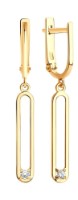 Серьги SOLOVOV JEWELRY 51-121-01051-1