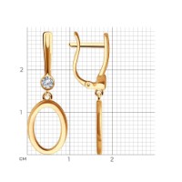 Cercei SOLOVOV JEWELRY 51-121-01916-1 imaginea #3 — magazin online Desire.md