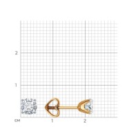 Cercei SOLOVOV JEWELRY 51-122-02088-1 imaginea #3 — magazin online Desire.md