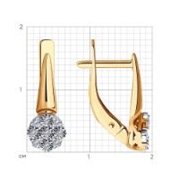 Cercei SOLOVOV JEWELRY 51-220-01297-1 imaginea #3 — magazin online Desire.md