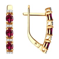 Cercei SOLOVOV JEWELRY 51-220-02157-2 imaginea #2 — magazin online Desire.md