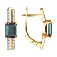 Cercei SOLOVOV JEWELRY 51-220-02342-1 imaginea #3 — magazin online Desire.md