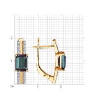 Cercei SOLOVOV JEWELRY 51-220-02342-1 imaginea #4 — magazin online Desire.md